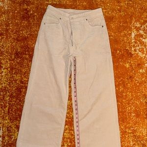 DIVIDED Cream Corduroy Jeans